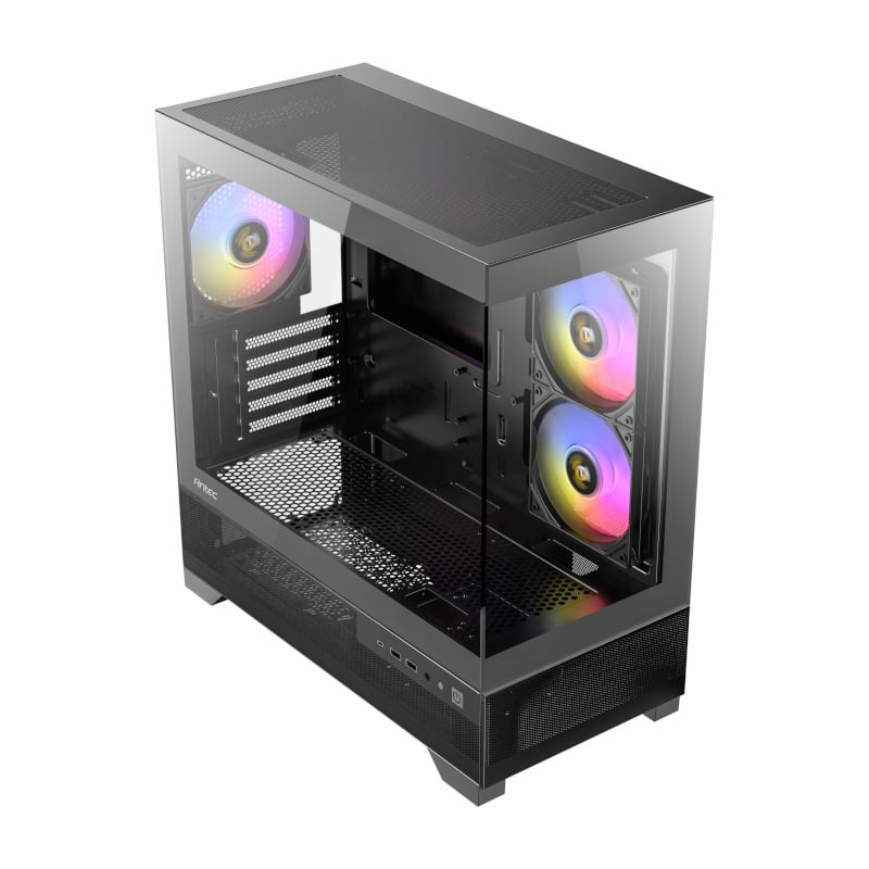 Antec CX500M Micro-ATX | ITX RGB Mini-Tower Gaming Chassis Type-C – Black Antec