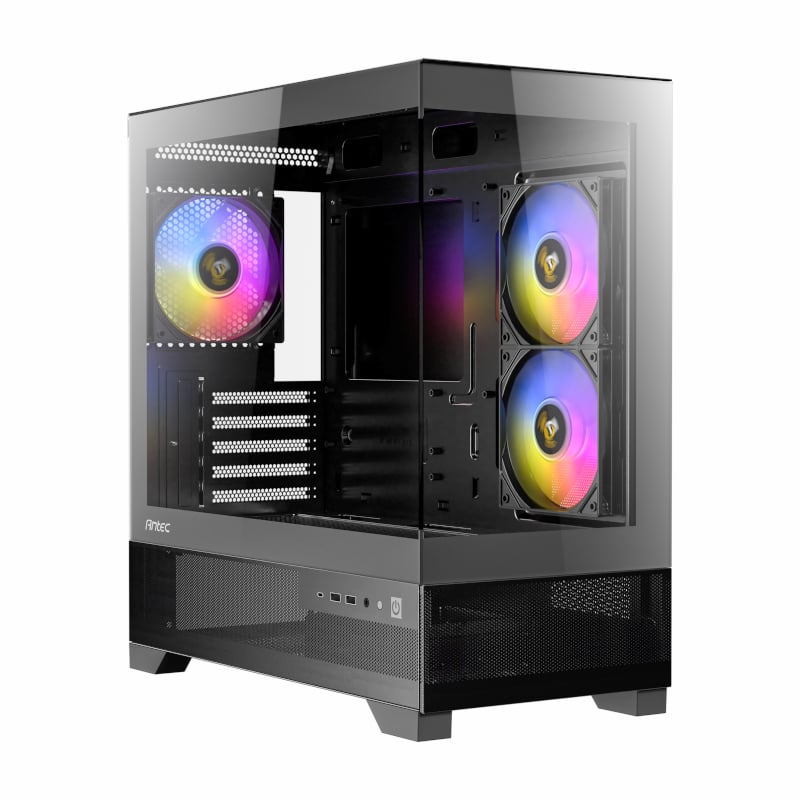 Antec CX500M Micro-ATX | ITX RGB Mini-Tower Gaming Chassis Type-C – Black Antec