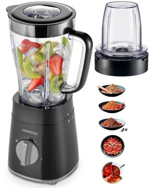 Kenwood 500W Jug Blender With Mill Black Kenwood
