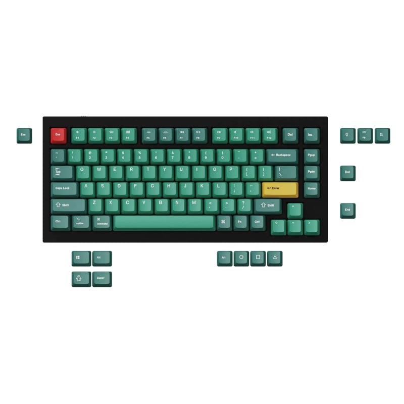Keychron Dye-Sub PBT Full Keycap Set – Forest Keychron