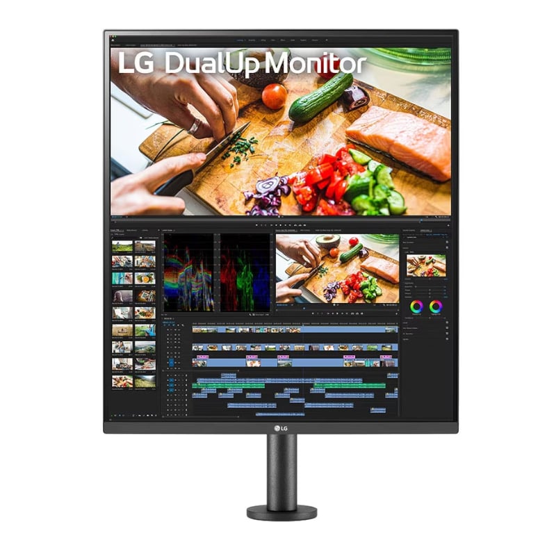 LG 28″ 18:18 Dual-up Monitor with Ergo Arm, USB Type-C LG