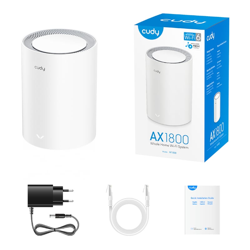 Cudy AX1800 WiFi 6 Mesh Kit 1-Pack Cudy