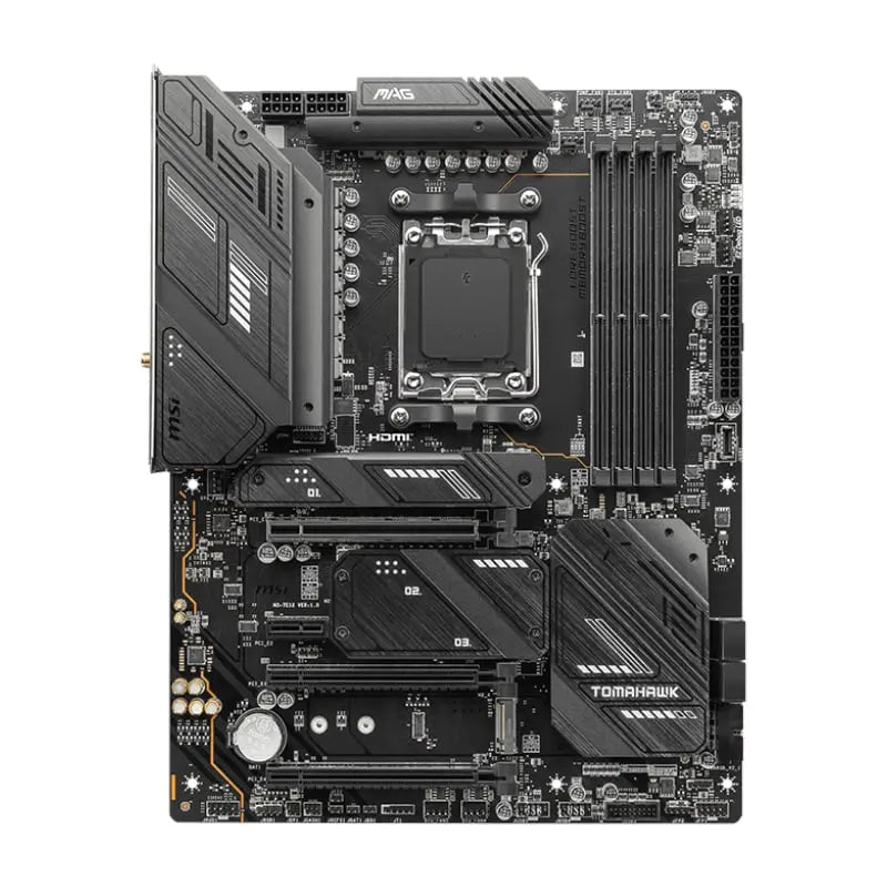 MSI MAG X670E TOMAHAWK WIFI AMD AM5 ATX Gaming Motherboard MSI