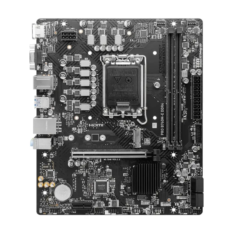 MSI PRO B760M-E DDR4 Intel LGA1700 mATX Motherboard MSI