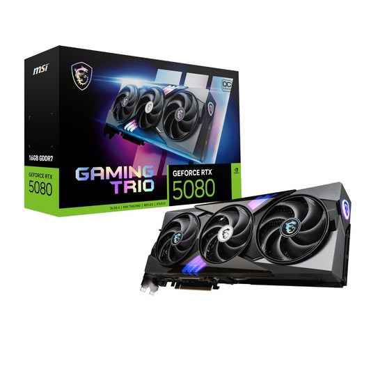 MSI GeForce RTX 5080 GAMING TRIO OC 16G Graphics Card MSI
