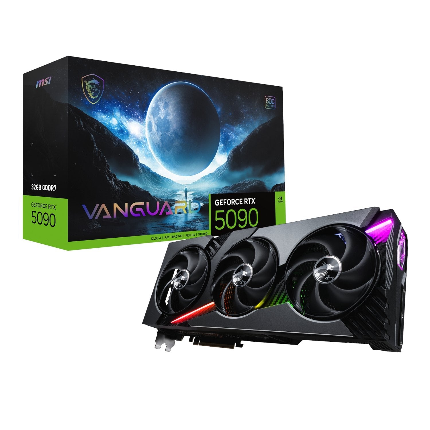 MSI GeForce RTX 5090 VANGUARD SOC 32G Graphics Card MSI