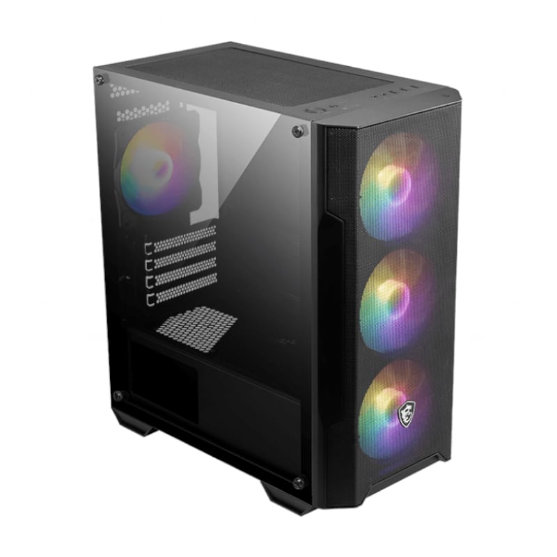 MSI MAG FORGE M100A mATX RGB GAMING CASE MSI