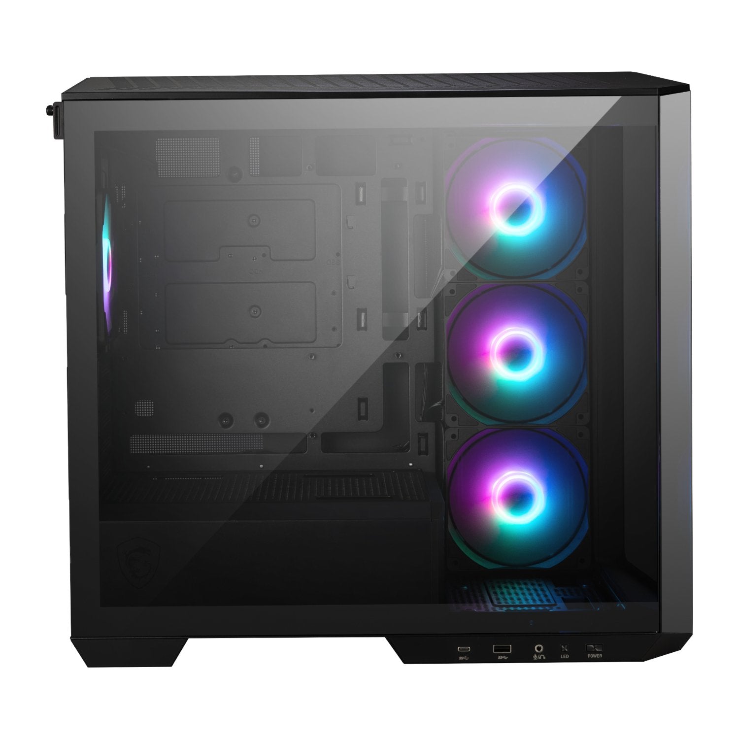 MSI MAG PANO M100R PZ M-ATX ARGB Gaming Chassis – Black MSI