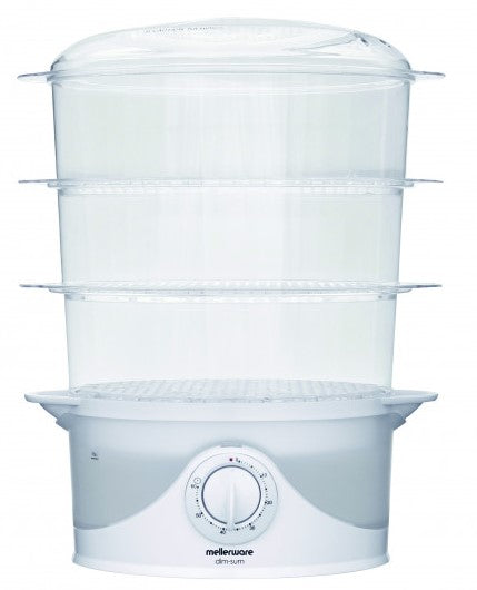 Mellerware 3 Tier 9 Litre Food Steamer Mellerware
