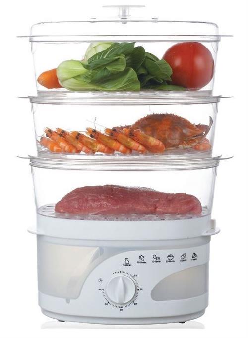 Mellerware 3 Tier 9 Litre Food Steamer Mellerware