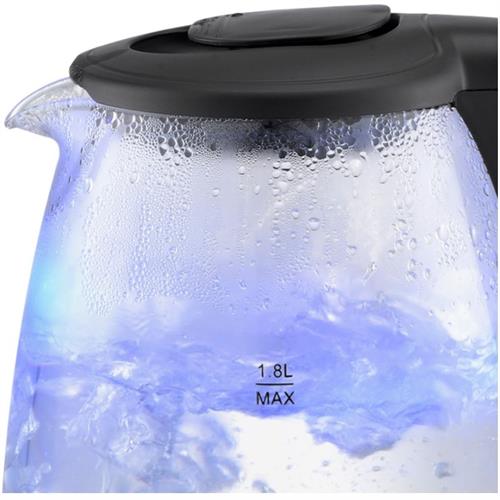 Mellerware Kettle 360 Degree Cordless Kettle Glass Black Mellerware