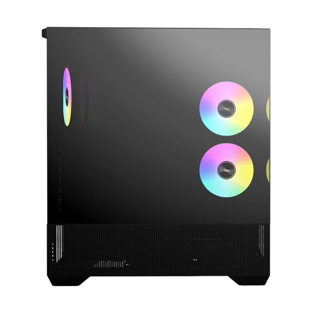 Raidmax I801 AIR CHROME E-ATX |ATX | Micro-ATX | Mini-ITX ARGB Mid-Tower Gaming Chassis – Black Raidmax