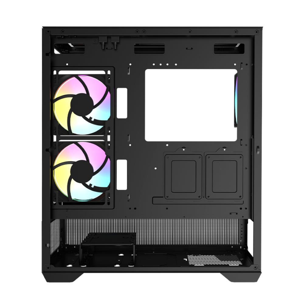 Raidmax I801 AIR CHROME E-ATX |ATX | Micro-ATX | Mini-ITX ARGB Mid-Tower Gaming Chassis – Black Raidmax