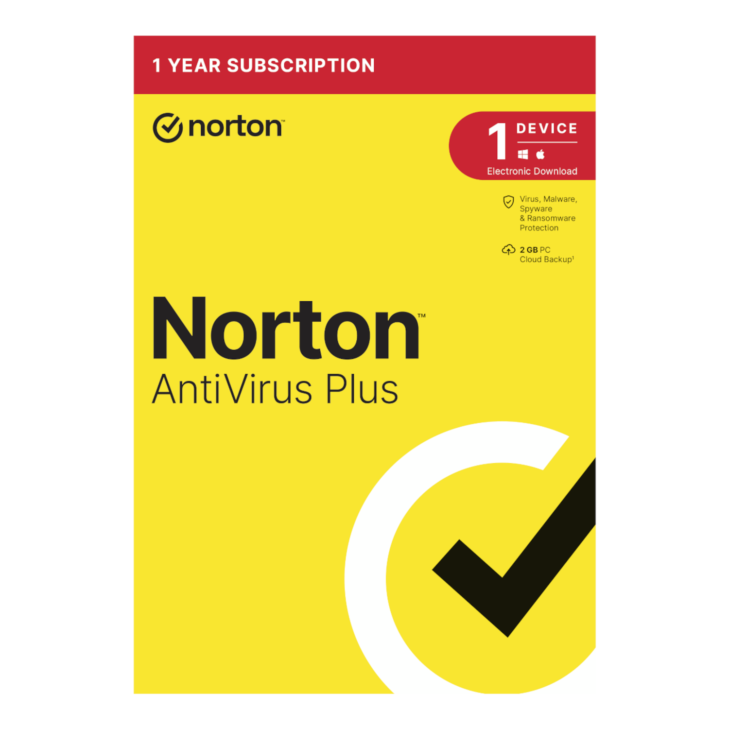 Norton AntiVirus Plus 2GB – 1 Device (Physical Package) Norton