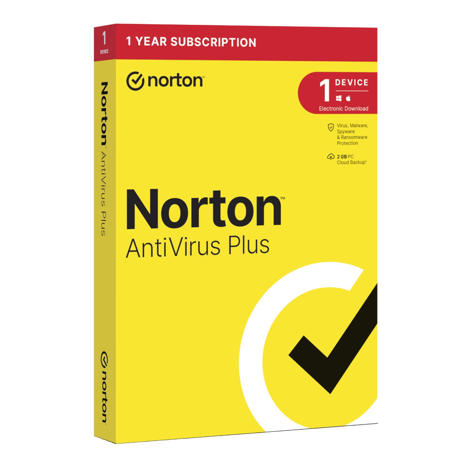 Norton AntiVirus Plus 2GB – 1 Device (Physical Package) Norton