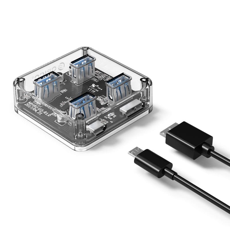 ORICO 4 Port USB3.0 Transparent Hub Orico