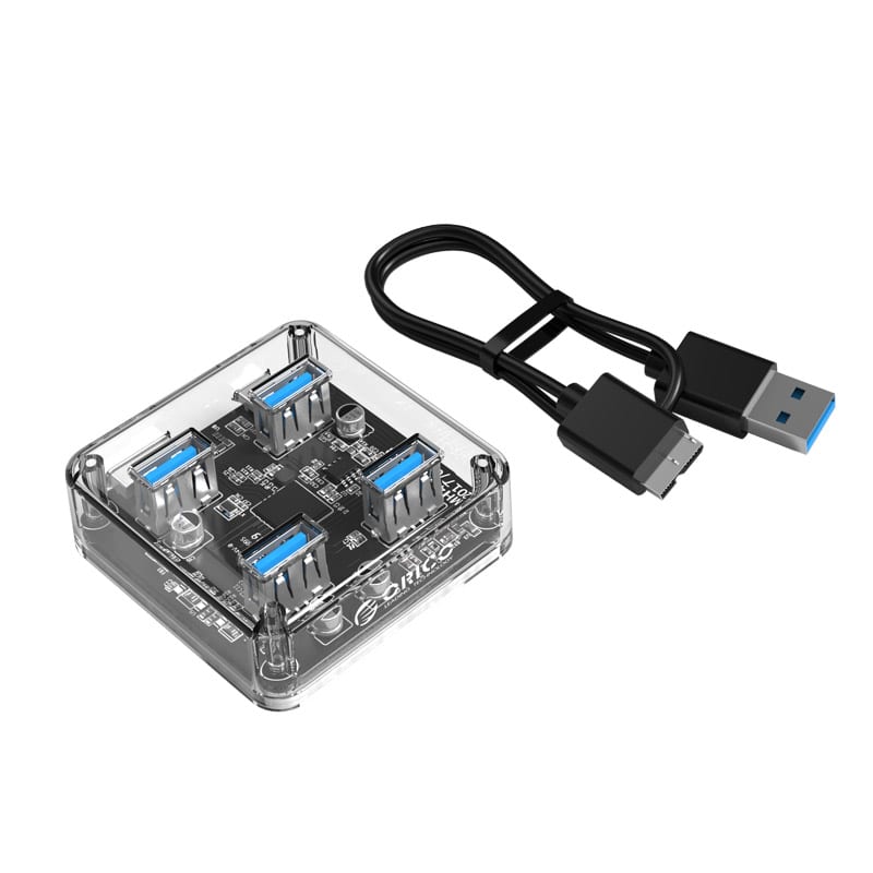 ORICO 4 Port USB3.0 Transparent Hub Orico