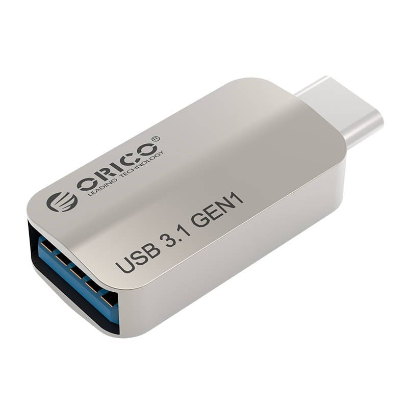 ORICO USB Type-C to USB-A 3.1 ChargeSync On The Go Adapter – Silver Orico