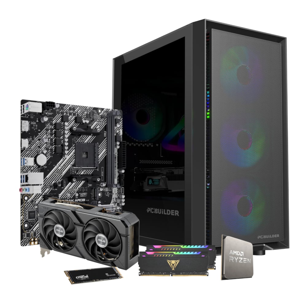 PCBuilder Ryzen 5 5600X PATHFINDER Windows 11 Gaming PC PCBuilder