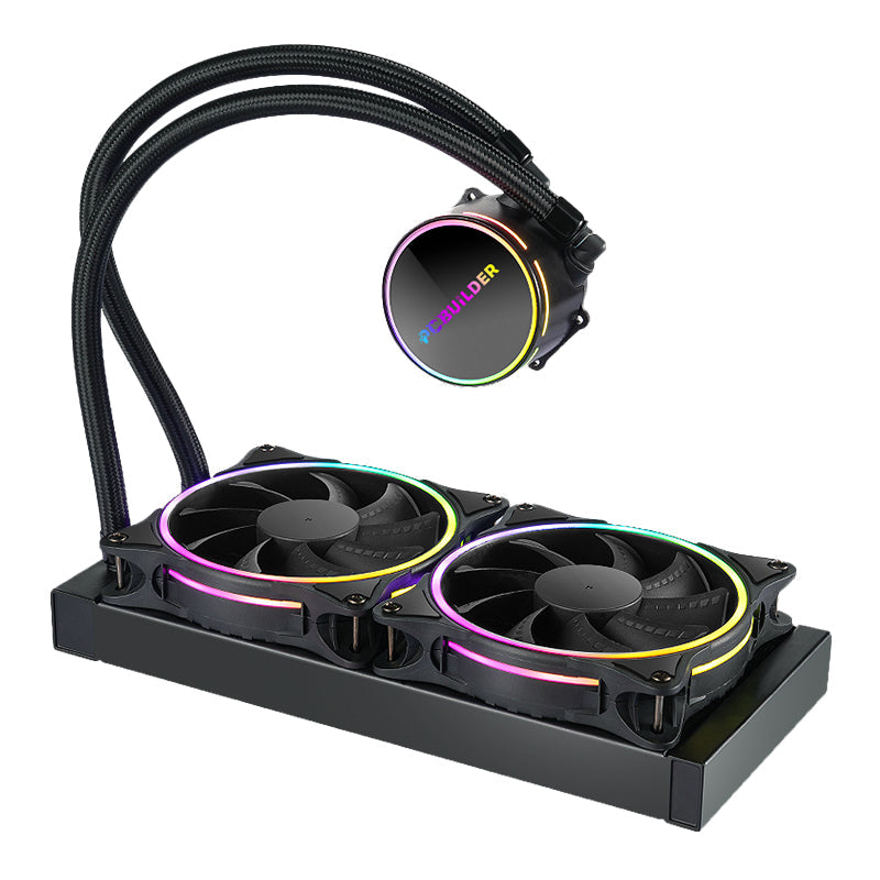 PCBuilder Hydro Chill 240MM AIO Liquid CPU Cooler ARGB PCBuilder