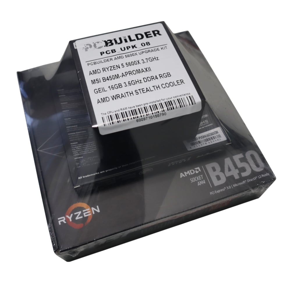 PCBuilder AMD Ryzen 5 5600X LEVEL UP Prime Upgrade Kit PCBuilder