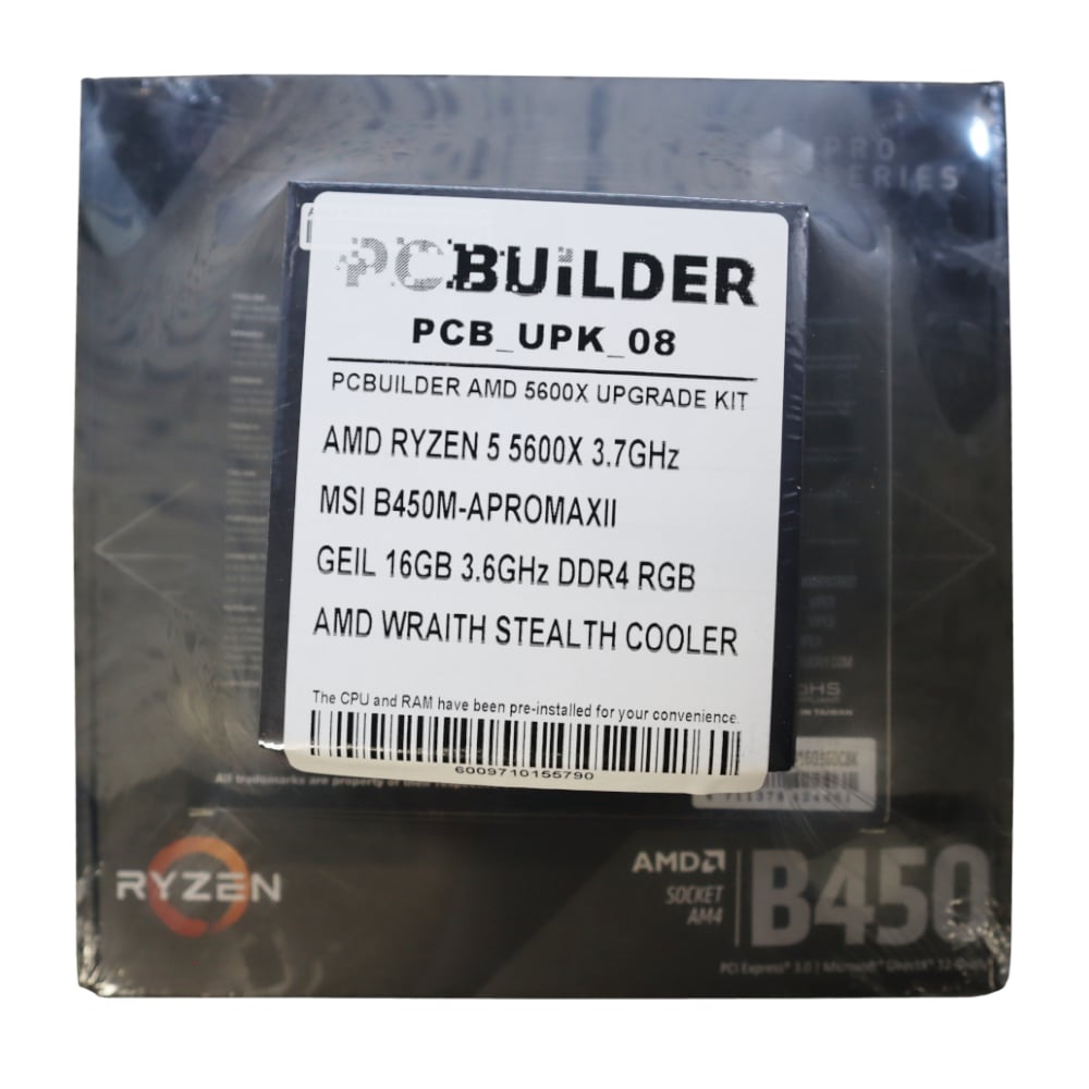PCBuilder AMD Ryzen 5 5600X LEVEL UP Prime Upgrade Kit PCBuilder