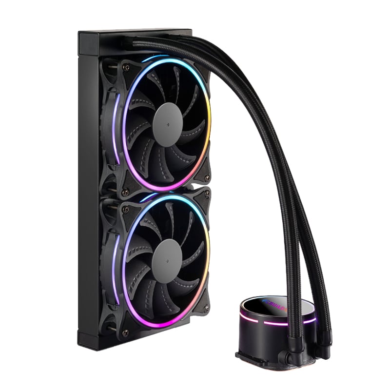 PCBuilder Hydro Chill 240MM AIO Liquid CPU Cooler ARGB PCBuilder