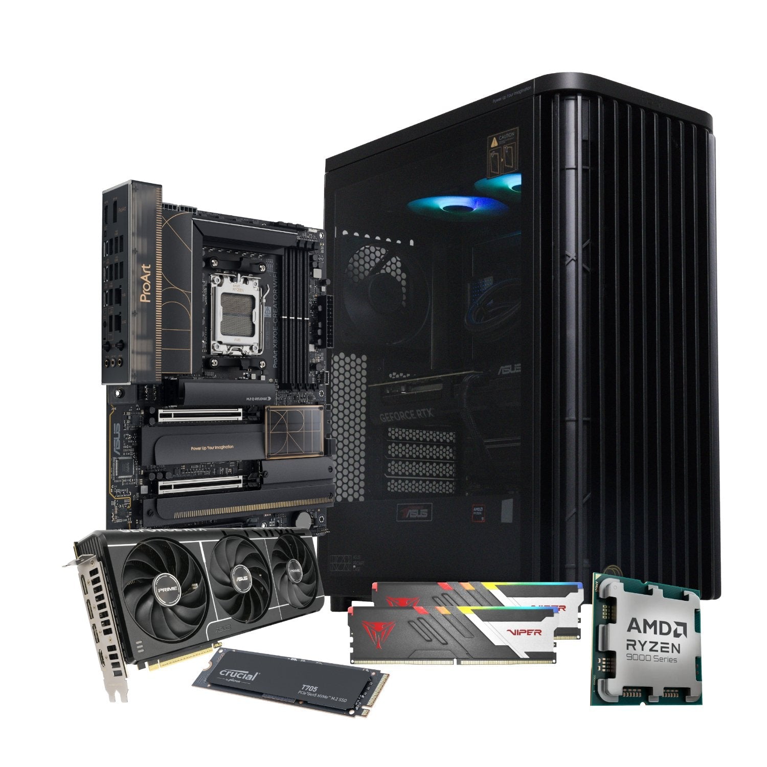 PCBuilder Ryzen 9 9950X REMBRANDT Windows 11 Creator PC PCBuilder