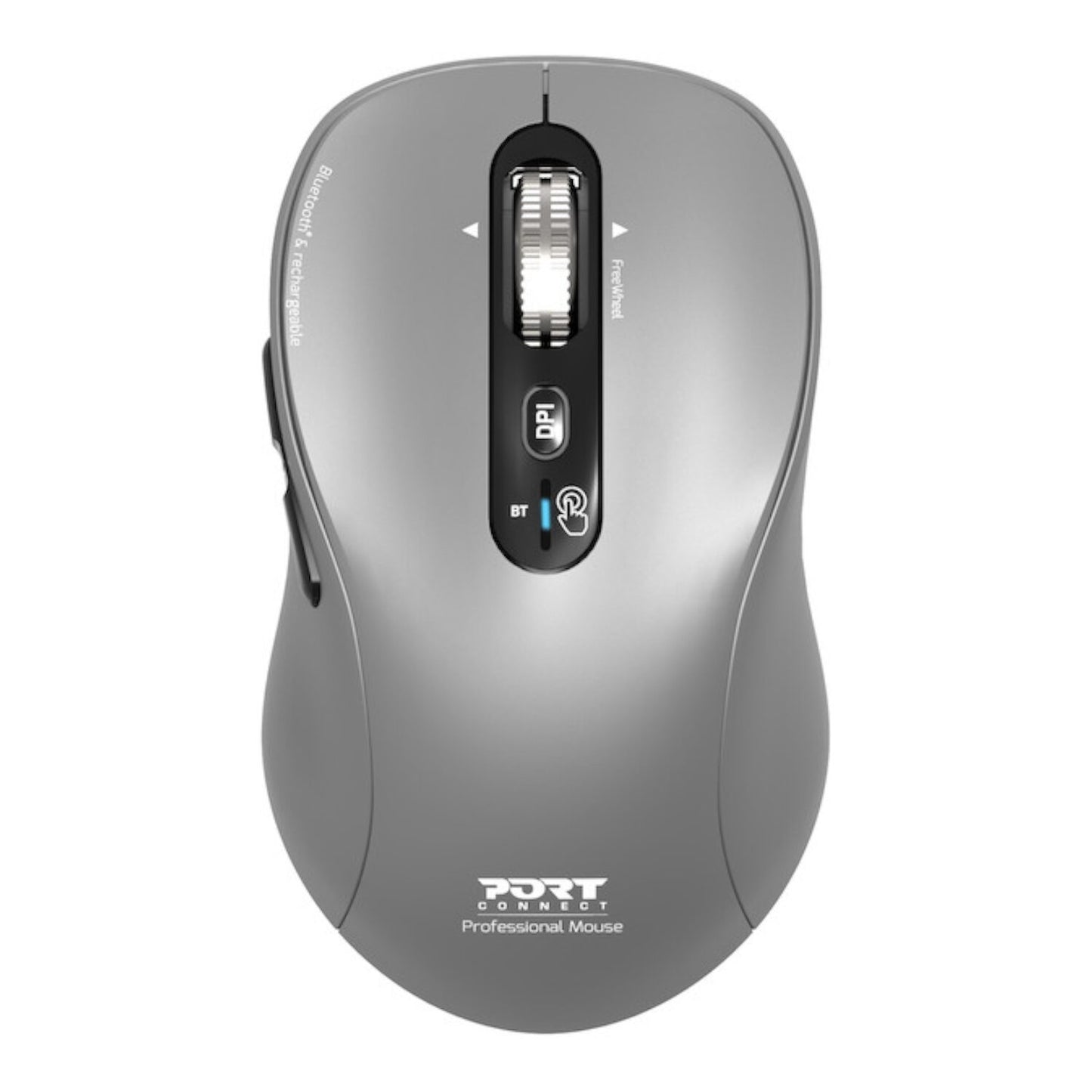 Port Connect Wireless Bluetooth Expert & Mac Mouse – Grey Port