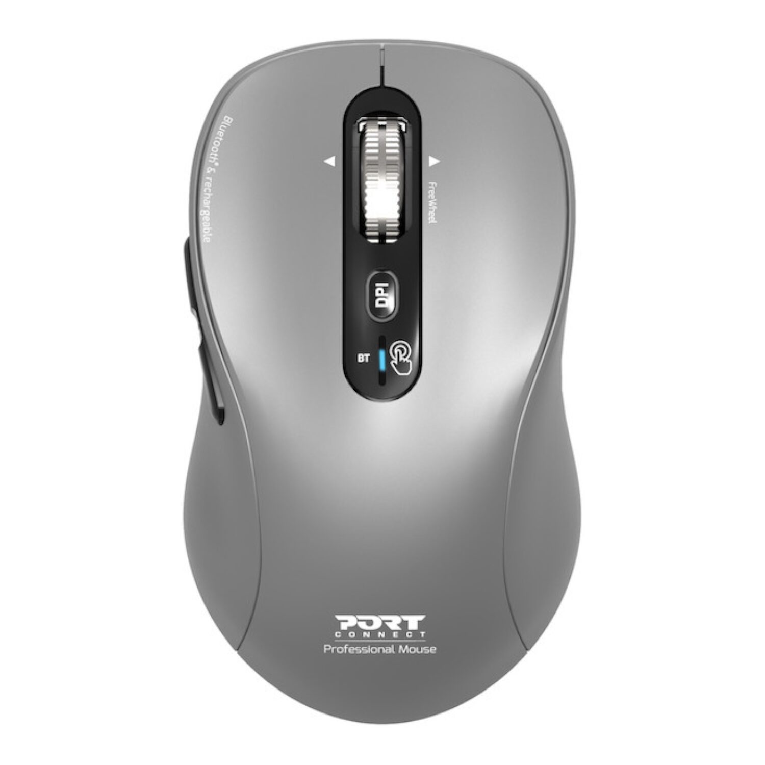 Port Connect Wireless Bluetooth Expert & Mac Mouse – Grey Port