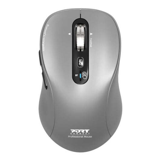 Port Connect Wireless Bluetooth Expert & Mac Mouse – Grey Port