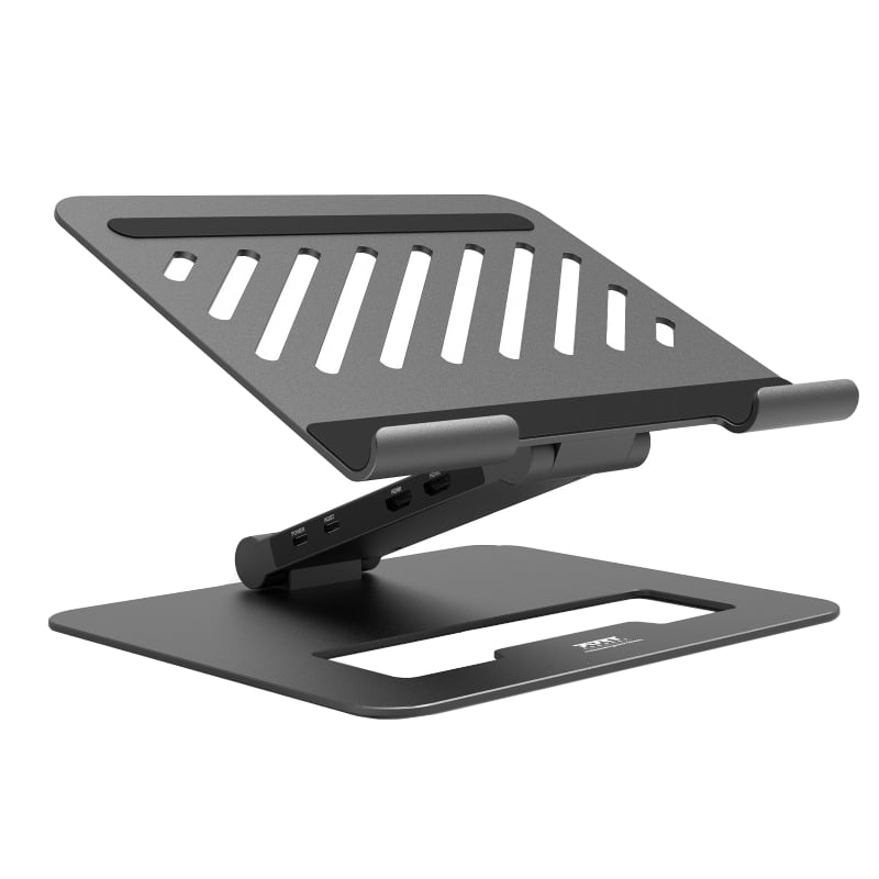Port Connect 2-in-1 USB Type-C Docking Station with Notebook Stand Port