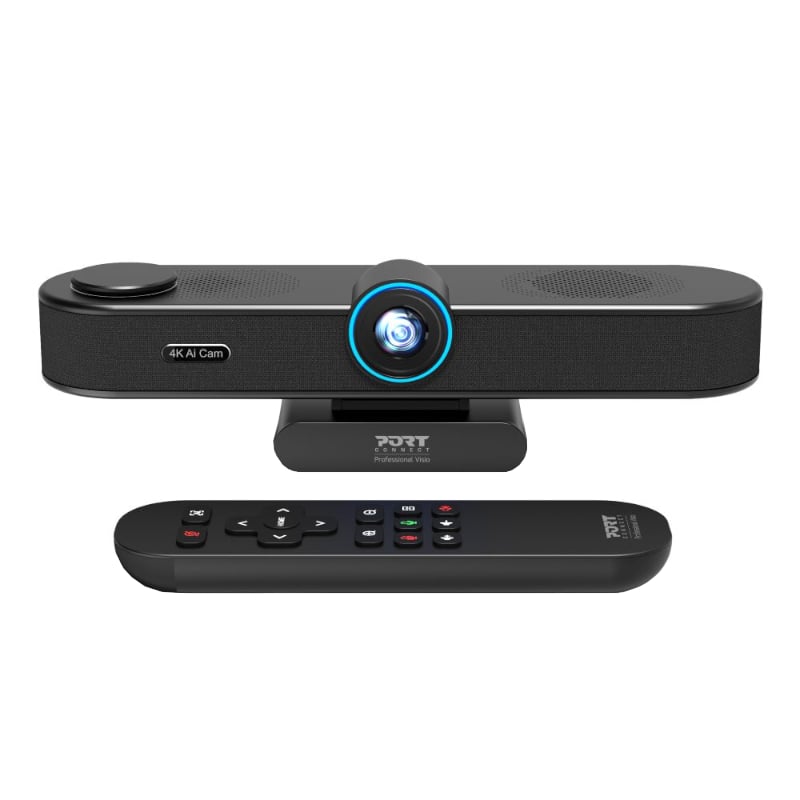 Port Connect All-in-one Conference Cam regroups camera + microphone + speaker 4k@30Hz Port