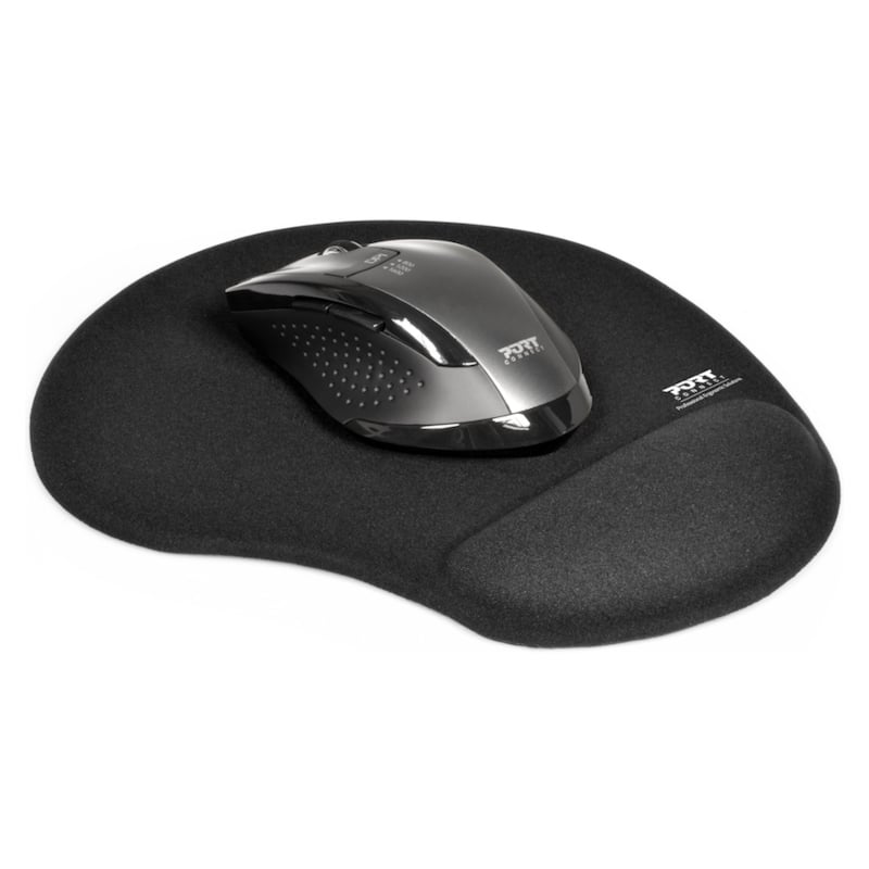 Port Ergonomic Gel Mouse Pad – Black Port