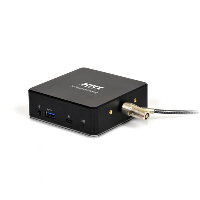 Port USB Type-C to 1 x RJ45|2 x USB3.1 Gen1|2 x HDMI|1 x Type-C|1 x USB3.1 Gen1 | Apple Charging 2.4A|1 x Aux Dock – Black Port