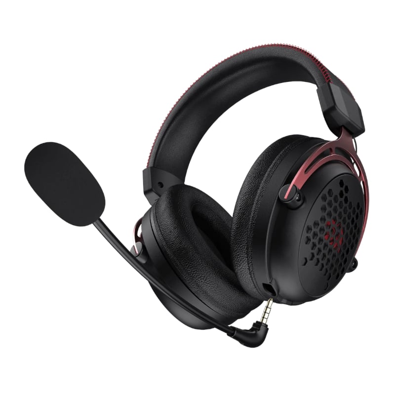 REDRAGON Over-Ear DIOMEDES Honeycomb 3.5mm AUX Gaming Headset – Black Redragon