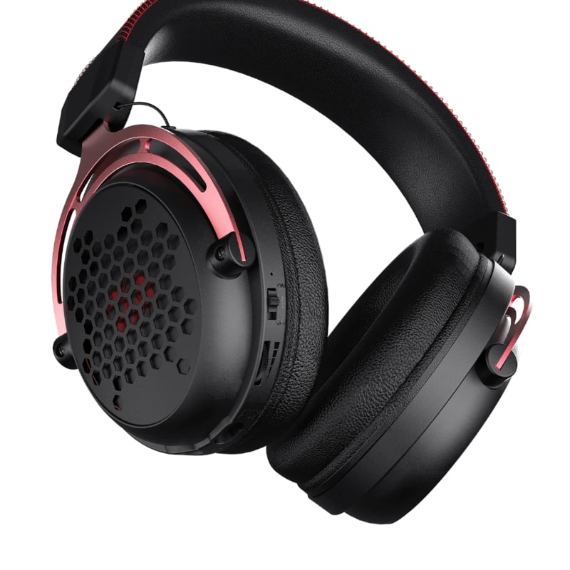 REDRAGON Over-Ear DIOMEDES Honeycomb 3.5mm AUX Gaming Headset – Black Redragon