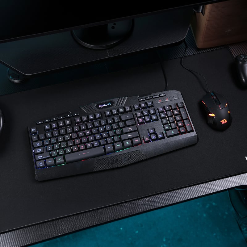 REDRAGON 2IN1 (K503A-RGB|M601) Gaming Combo 1 – Black Redragon