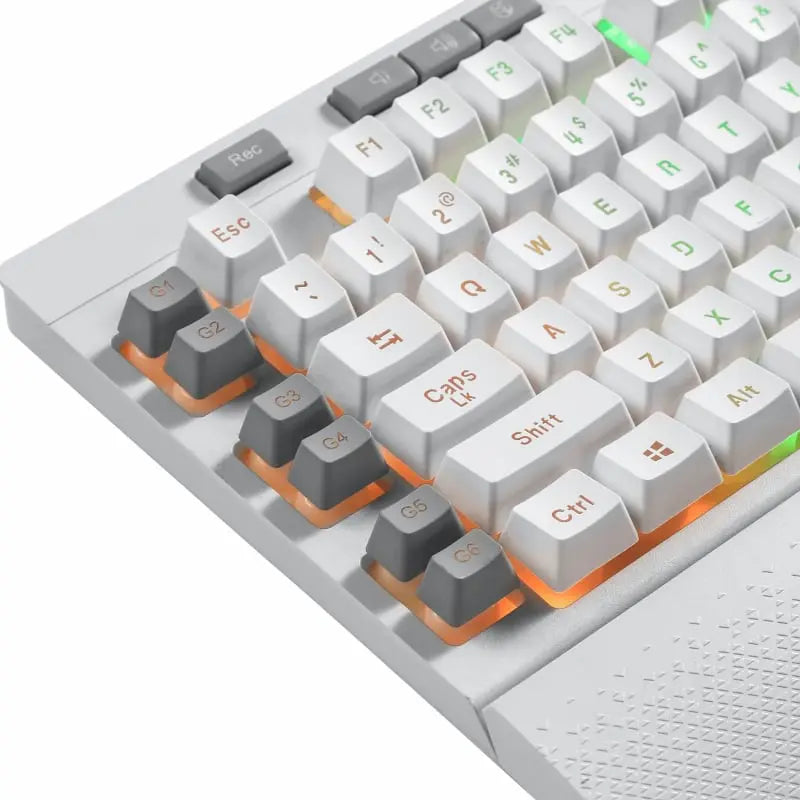 REDRAGON SHIVA Membrane Keyboard – White REDRAGON