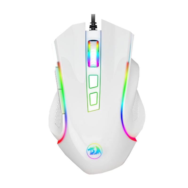 REDRAGON GRIFFIN 7200DPI Gaming Mouse – White Redragon