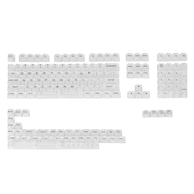 REDRAGON KeyCaps Crystal PBT 147Key set Keychron