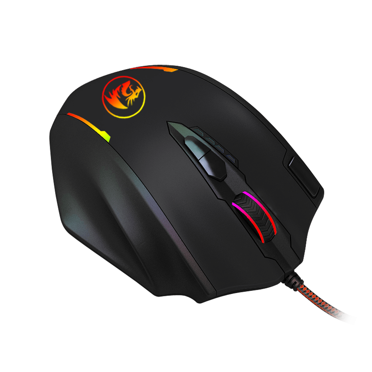 REDRAGON IMPACT 12400DPI MMO Gaming Mouse – Black Redragon