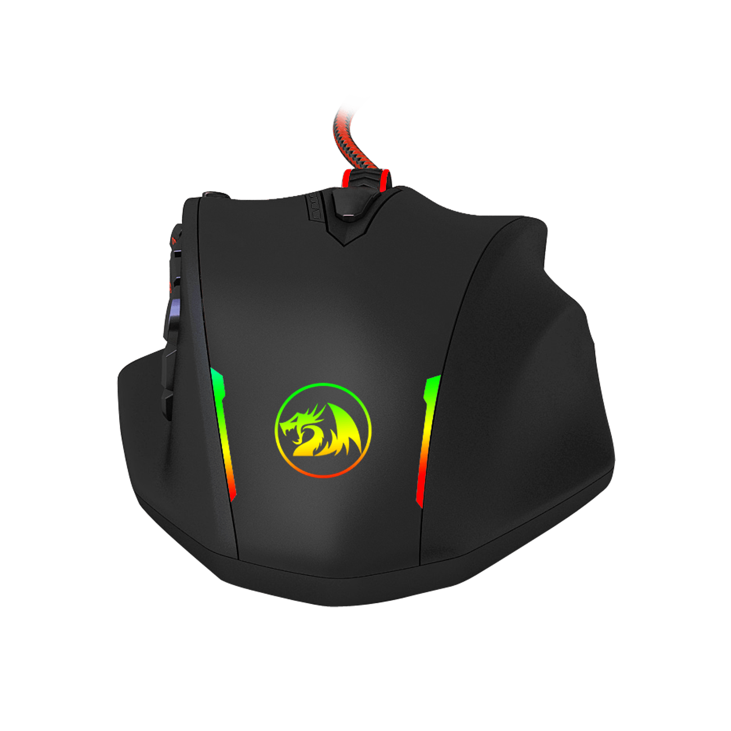 REDRAGON IMPACT 12400DPI MMO Gaming Mouse – Black Redragon