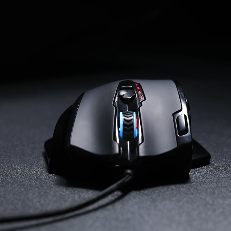 REDRAGON IMPACT 12400DPI MMO Gaming Mouse – Black Redragon