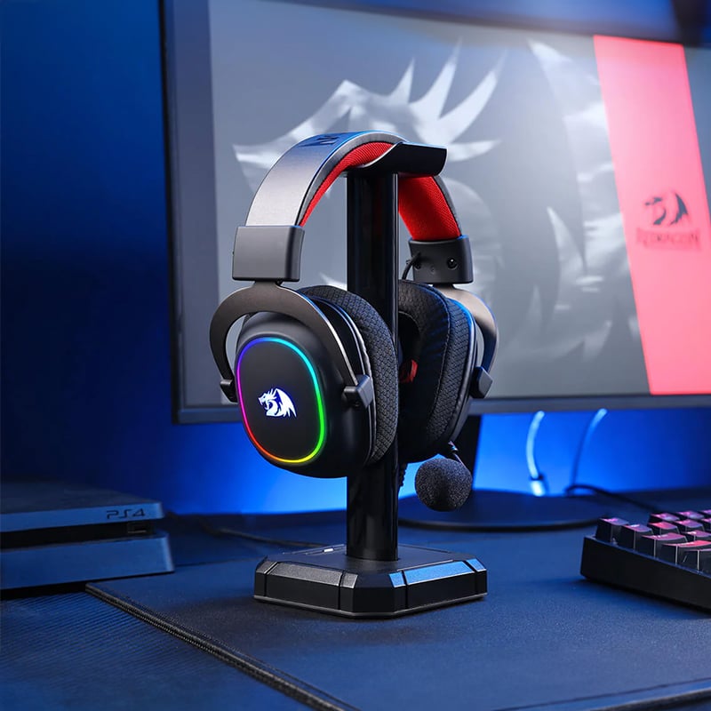 REDRAGON Over-Ear ZEUS-X USB RGB Gaming Headset – Black Redragon