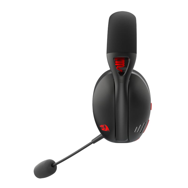 REDRAGON Over-Ear IRE BT5.2 Wireless Gaming Headset – Black Redragon