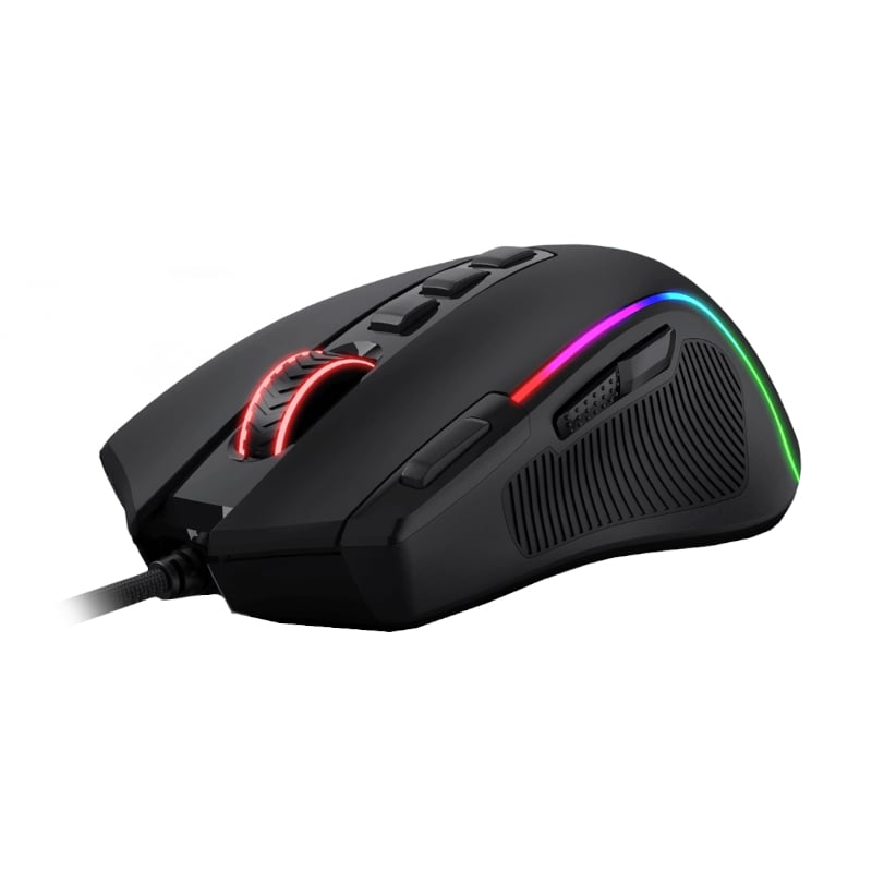 REDRAGON PREDATOR 4000DPI RGB Ergo Gaming Mouse – Black Redragon