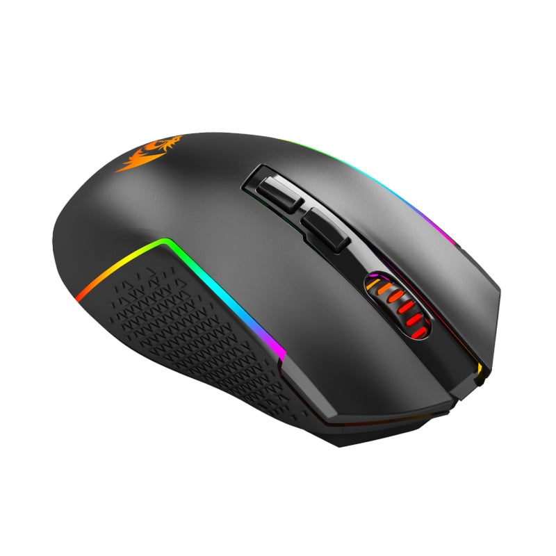 REDRAGON Trident Pro 8000DPI RGB Gaming Mouse – Black Redragon