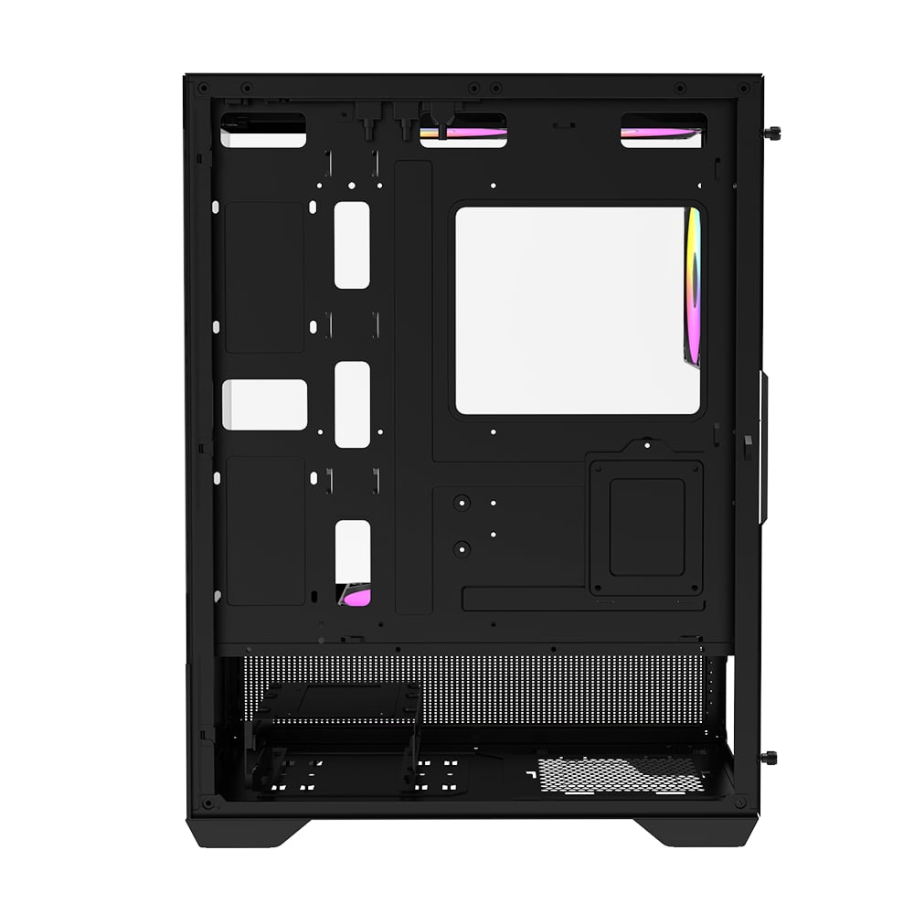 Raidmax I802 AIR E-ATX |ATX | Micro-ATX | Mini-ITX RGB Mid-Tower Gaming Chassis – Black Raidmax