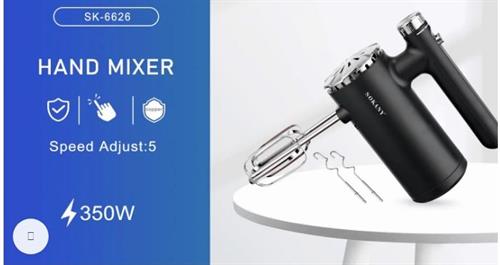 Sokany Electric Hand Mixer and Blender Black Sokany